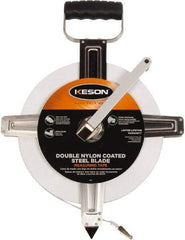 Keson - 300' x 3/8" Tape Measure - 1/8" Graduation - USA Tool & Supply