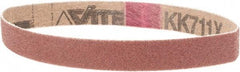 VSM - 1/2" Wide x 12" OAL, 150 Grit, Aluminum Oxide Abrasive Belt - Aluminum Oxide, Fine, Coated, X Weighted Cloth Backing, Wet/Dry, Series KK711X - USA Tool & Supply