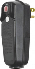 Tower - 0 Outlet, 125 Volt, 15 Amp Rating, Right Angle, Commercial, Industrial GFCI - Cordless - USA Tool & Supply
