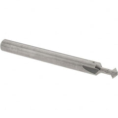 Accupro - 5/32° 5/32" Cut Diam, 0.078" Cut Width, 3/16" Shank, Solid Carbide Double-Angle Cutter - USA Tool & Supply