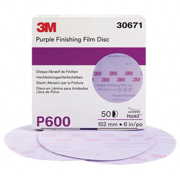 3M - Hook & Loop Discs Abrasive Type: Film Disc Disc Diameter (Inch): 6 - USA Tool & Supply