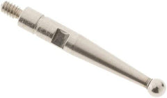 SPI - 2mm Ball Diam, Steel, Ball Test Indicator Contact Point - Use with Peacock Test Indicators - USA Tool & Supply