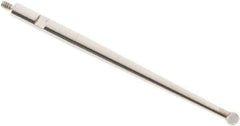 SPI - 2mm Ball Diam, Carbide, Ball Test Indicator Contact Point - 1.437" Contact Point Length, Use with Tesa Test Indicators - USA Tool & Supply