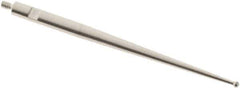 SPI - 1mm Ball Diam, Carbide, Ball Test Indicator Contact Point - 1.437" Contact Point Length, Use with Tesa Test Indicators - USA Tool & Supply