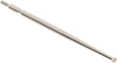 SPI - 2mm Ball Diam, Carbide, Ball Test Indicator Contact Point - 1-3/4" Contact Point Length, Use with Interapid Test Indicators - USA Tool & Supply