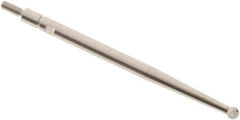 SPI - 2mm Ball Diam, Carbide, Ball Test Indicator Contact Point - 1.45" Contact Point Length, Use with Interapid Test Indicators - USA Tool & Supply