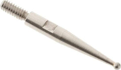 SPI - 1mm Ball Diam, Steel, Ball Test Indicator Contact Point - 0.52" Contact Point Length, Use with Teclock Test Indicators - USA Tool & Supply