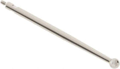 SPI - 3mm Ball Diam, Carbide, Ball Test Indicator Contact Point - 0.497" Contact Point Length, Use with Brown & Sharpe Test Indicators - USA Tool & Supply