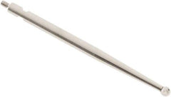SPI - 2mm Ball Diam, Steel, Ball Test Indicator Contact Point - 0.497" Contact Point Length, Use with Brown & Sharpe Test Indicators - USA Tool & Supply