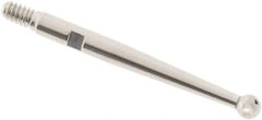 SPI - 2mm Ball Diam, Carbide, Ball Test Indicator Contact Point - Use with Starrett Test Indicators - USA Tool & Supply