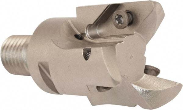 Millstar - VCGT Series ASON, Right Hand Cut, 50mm Head Length, Modular Milling Cutting Unit Head - 42mm Cutting Diam, 1/8" Depth of Cut, Universal Insert Size - USA Tool & Supply