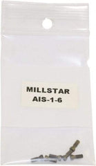 Millstar - Torx Insert Screw for Indexable Milling Cutters & Modular Heads - M12 Thread, Industry Std AIS-1-6, For Use with End Mills & Milling Heads - USA Tool & Supply