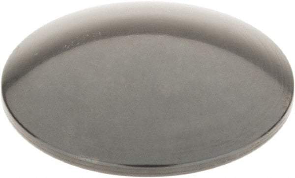 SPI - #4-48, 3/4" Ball Diam, Black Oxide Steel Radius Button Contact Point - 1/4" Contact Point Length, Use with Dial Indicators - USA Tool & Supply