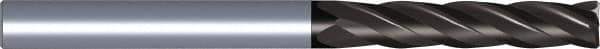 Kennametal - 1", 4 Flute, Single End, Solid Carbide, Corner Chamfer End Mill - 6" OAL, 30° Helix, Right Hand Flute, 3" LOC, Right Hand Cut - USA Tool & Supply