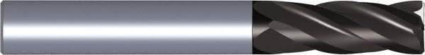 Kennametal - 16mm, 4 Flute, Single End, Solid Carbide, Corner Chamfer End Mill - 82mm OAL, 30° Helix, Right Hand Flute, 22mm LOC, Right Hand Cut - USA Tool & Supply