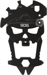 SOG Specialty Knives - 12 Piece, Multi-Tool Set - Black, 2-1/4" OAL, 2-1/4" Closed Length - USA Tool & Supply