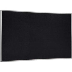 Ghent - Cork Bulletin Boards Style: Recycled Rubber Tack Bulletin Board Color: Black - USA Tool & Supply