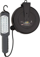 Value Collection - 120 Volt, 1,440 Watt, Electric, LED Portable Drop Light Work Light - 30' Cord, 1 Head, 450 Lumens, ABS - USA Tool & Supply