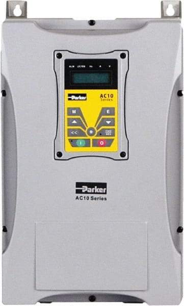 Parker - Three Phase, 230 Volt, 3 hp, Variable Frequency Drive - 7.87" Wide x 7.8" Deep x 16.22" High, IP66 - USA Tool & Supply