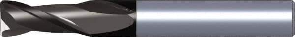 Kennametal - 16mm, 16mm LOC, 16mm Shank Diam, 82mm OAL, 2 Flute, Solid Carbide Square End Mill - Single End, TiAlN Finish, Spiral Flute, 30° Helix, Centercutting, Right Hand Cut, Right Hand Flute, Series 2CH..DK-DL - USA Tool & Supply