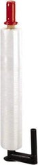 Nifty Products - 20" x 1,000' 75 Gauge Clear Hand Held Stretch & Pallet Wrap with Extended Core - USA Tool & Supply