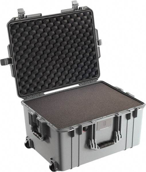 Pelican Products, Inc. - 18-51/64" Wide x 13-1/4" High, Aircase w/Foam - Silver - USA Tool & Supply