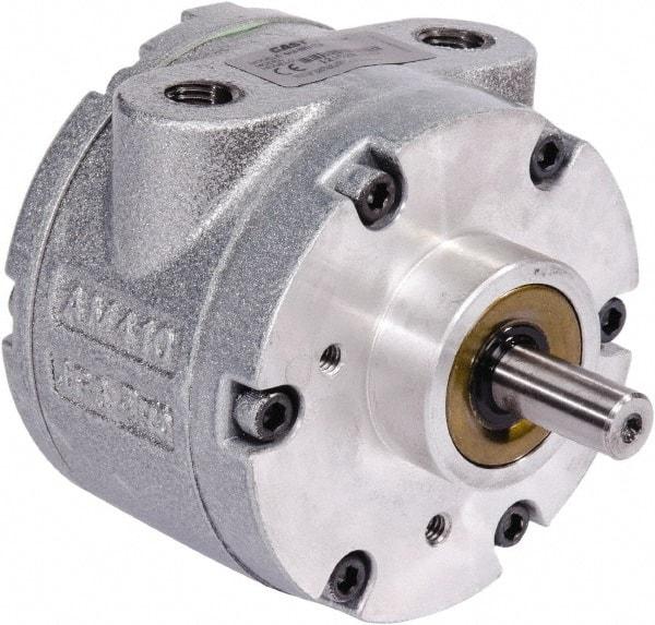 Gast - 1.7 hp Reversible Face Air Actuated Motor - 0:00 Gear Ratio, 3,000 Max RPM, 1.13" Shaft Length, 1/2" Shaft Diam - USA Tool & Supply