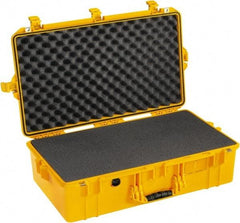 Pelican Products, Inc. - 16-49/64" Wide x 9-1/8" High, Aircase w/Foam - Yellow - USA Tool & Supply