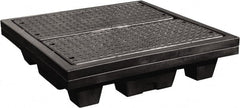 Enpac - Spill Pallets, Platforms, Sumps & Basins Type: Spill Deck or Pallet Number of Drums: 4 - USA Tool & Supply