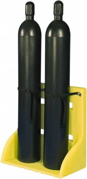 Enpac - Gas Cylinder Carts, Racks, Stands & Holders Type: Two Cylinder Wall/Floor Stand Fits Cylinder Diameter: 11-3/8 (Inch) - USA Tool & Supply