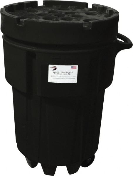 Enpac - Overpack & Salvage Drums Type: Salvage Drum w/Wheels Total Capacity (Gal.): 95.00 - USA Tool & Supply