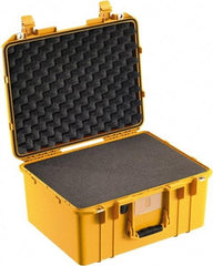 Pelican Products, Inc. - 15-51/64" Wide x 10-1/2" High, Aircase w/Foam - Yellow - USA Tool & Supply