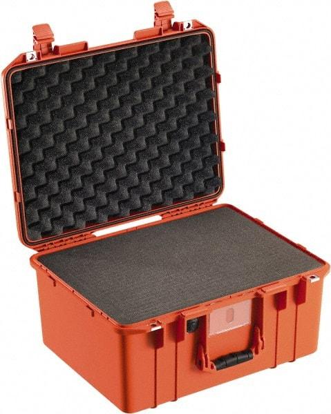 Pelican Products, Inc. - 15-51/64" Wide x 10-1/2" High, Aircase w/Foam - Orange - USA Tool & Supply