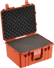Pelican Products, Inc. - 15-51/64" Wide x 10-1/2" High, Aircase w/Foam - Orange - USA Tool & Supply