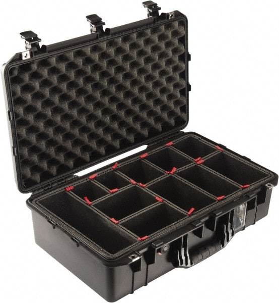 Pelican Products, Inc. - Tool Box Foam Insert Set - 14-1/2" Wide x 9-1/4" Deep x 22-5/8" High, Black, For Pelican Case 1535 - USA Tool & Supply