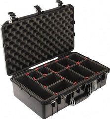 Pelican Products, Inc. - 15-15/32" Wide x 8-15/64" High, Aircase w/Divider - Black - USA Tool & Supply