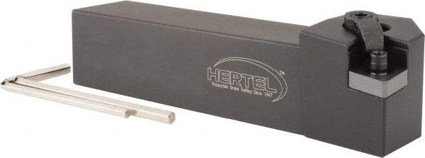 Hertel - MCLN, Left Hand Cut, 1-1/4" Shank Height x 1-1/4" Shank Width, Negative Rake Indexable Turning Toolholder - 6" OAL, CN..643 Insert Compatibility, Series Multi-Option - USA Tool & Supply