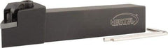 Hertel - MDJN, Left Hand Cut, 1-1/4" Shank Height x 1-1/4" Shank Width, Negative Rake Indexable Turning Toolholder - 6" OAL, DN..432 Insert Compatibility, Series Multi-Option - USA Tool & Supply