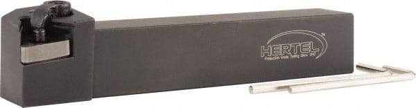 Hertel - MTJN, Right Hand Cut, 1" Shank Height x 1" Shank Width, Negative Rake Indexable Turning Toolholder - 6" OAL, TN..432 Insert Compatibility, Series Multi-Option - USA Tool & Supply
