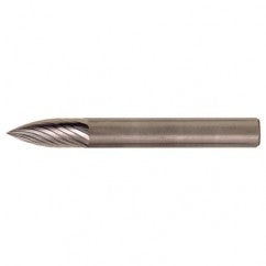 SG-3 Standard Cut Solid Carbide Bur-Pointed Tree Shape - USA Tool & Supply