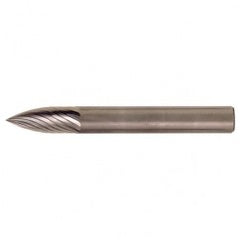 SG-3 Standard Cut Solid Carbide Bur-Pointed Tree Shape - USA Tool & Supply
