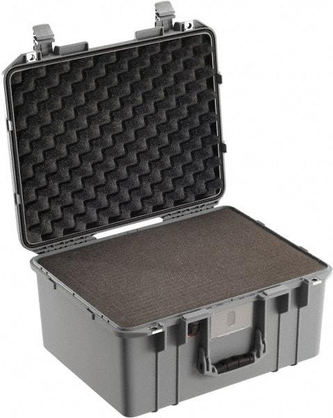 Pelican Products, Inc. - 15-51/64" Wide x 10-1/2" High, Aircase w/Foam - Silver - USA Tool & Supply