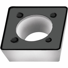 Walter - A27 Grade WKP35S Milling Insert - 6.35mm Thick, 12.7mm Inscribed Circle, 0.6mm Corner Radius - USA Tool & Supply