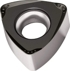 Walter - P236962.0 F55 Grade WSP45S Carbide Milling Insert - TiAlN/Al2O3 Finish, 0.276" Thick, 0.531" Inscribed Circle, 1.6mm Corner Radius - USA Tool & Supply