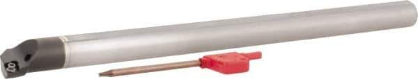 Hertel - 1.2" Min Bore Diam, 12" OAL, 1" Shank Diam, E16SCLPR3 Indexable Boring Bar - 6" Max Bore Depth, CP.. 32.5 Insert, Screw-On Holding Method - USA Tool & Supply