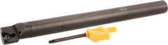Hertel - 0.48" Min Bore Diam, 6" OAL, 3/8" Shank Diam, A06STLPR2 Indexable Boring Bar - 1-1/8" Max Bore Depth, TP.. 21.51 Insert, Screw-On Holding Method - USA Tool & Supply