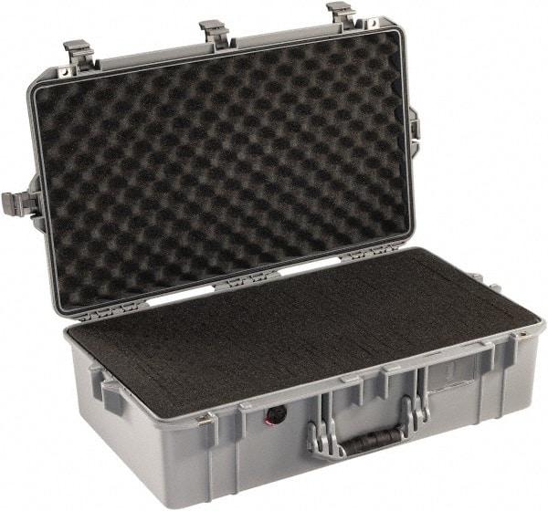 Pelican Products, Inc. - 16-49/64" Wide x 9-1/8" High, Aircase w/Foam - Silver - USA Tool & Supply