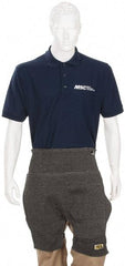 PRO-SAFE - Size Universal ATA Cut Resistant Chaps - No Pockets, Charcoal, ANSI Cut Level 4 - USA Tool & Supply