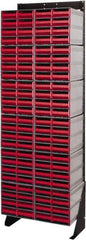 Quantum Storage - 96 Drawer, 96 Compartment, Small Parts Drawer Cabinet System - 11-3/8" Deep x 23-1/2" Wide x 70" High - USA Tool & Supply