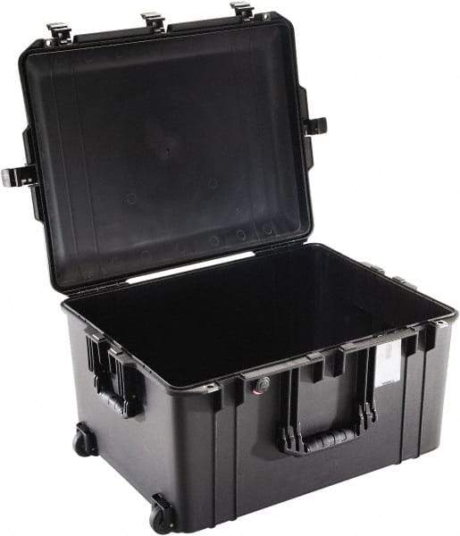 Pelican Products, Inc. - 20-21/32" Wide x 14-7/8" High, Aircase w/Foam & Wheels - Black - USA Tool & Supply